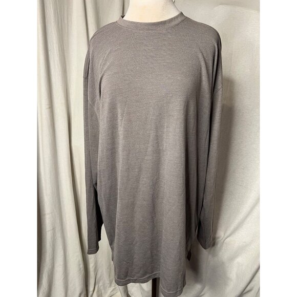 Michael Brandon Men's XXLT Style Buck121513 Nubuck: Greenish-Gray Long-Sleeve Sh - Picture 1 of 11